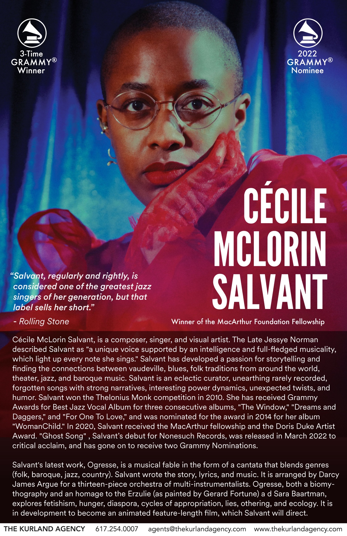 Cécile McLorin Salvant The Kurland Agency