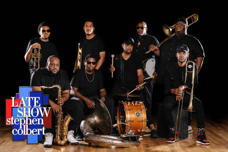 Video The Soul Rebels Perform 504 On The Late Show With Stephen Colbert The Kurland Agency 